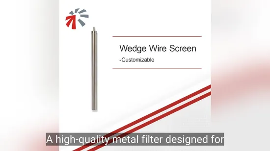 Premium Wedge Wire Screen Filter for Superior Filtration Solutions